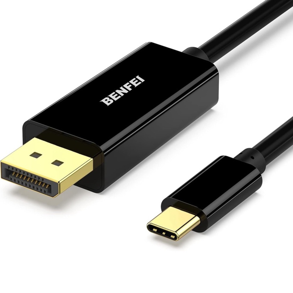 Benfei Gold-Plated DisplayPort to USB-C Cable